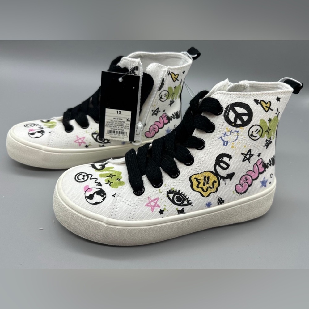Art Class Girls Toddlers Graffiti MULTICOLORED/TEE High Top Sneakers